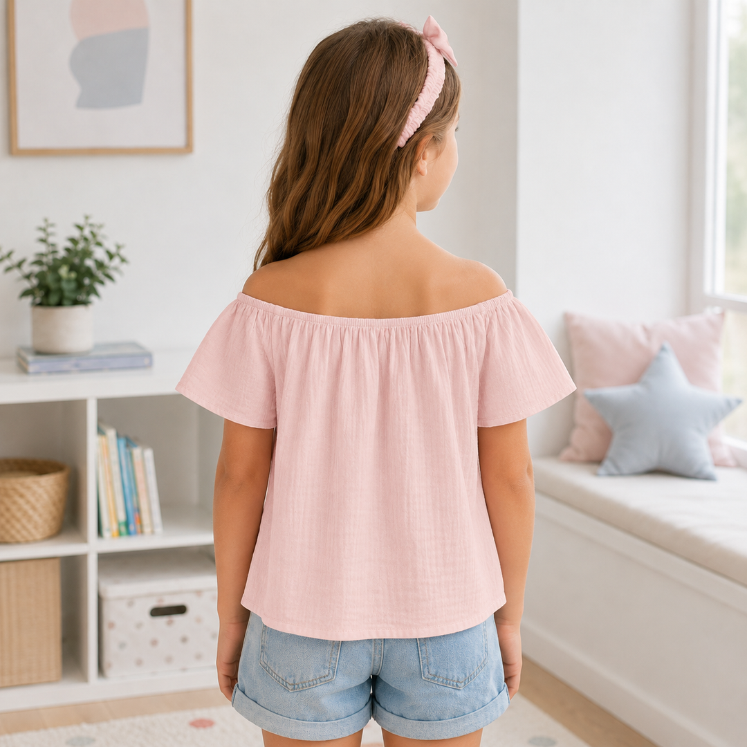 Bluza Fundita Fete Piersica