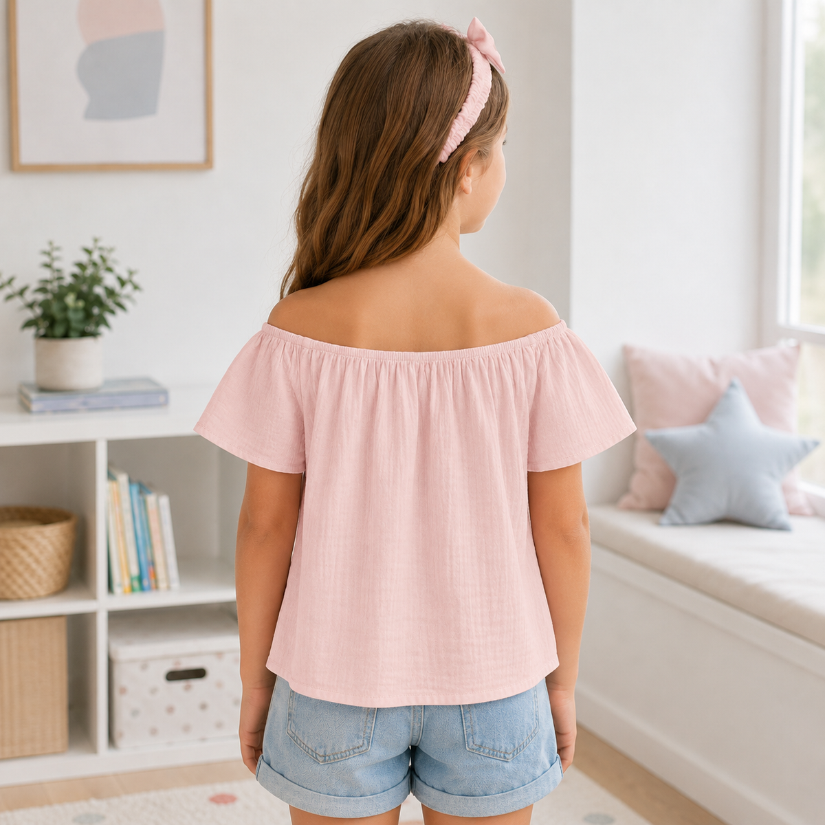Bluza Fundita Fete Piersica - imagine 2