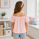Bluza Fundita Fete Piersica - imagine 2