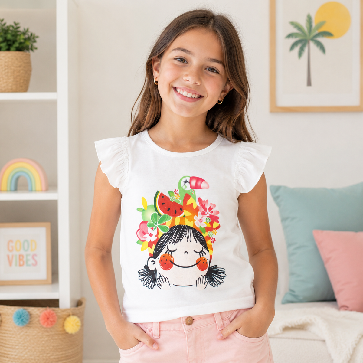 Bluza Smile Fete Alba