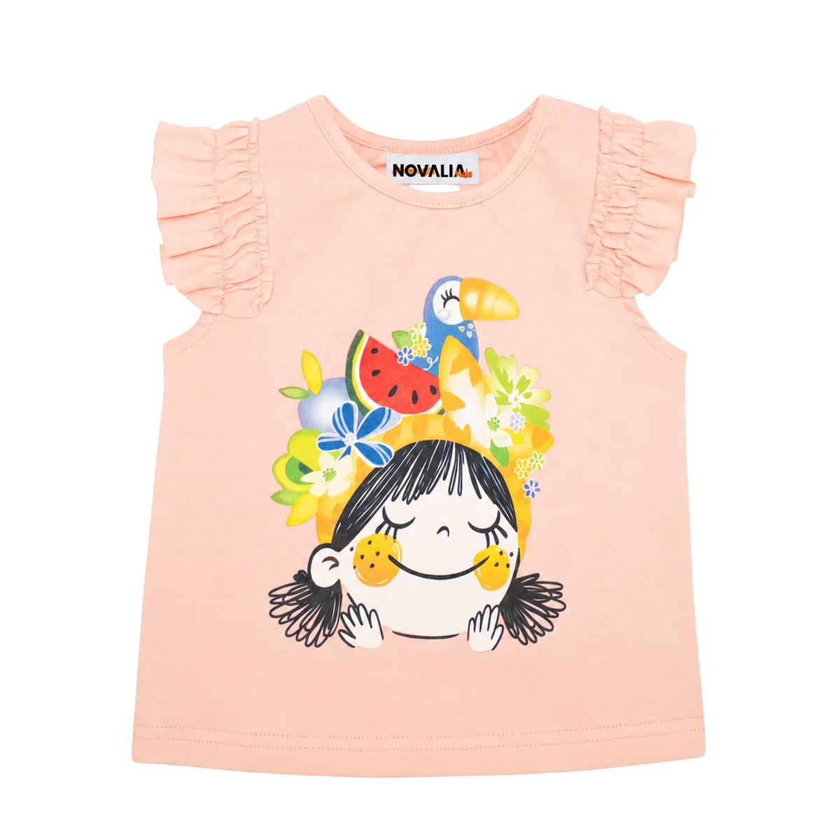 Bluza Smile Fete Piersica - imagine 3