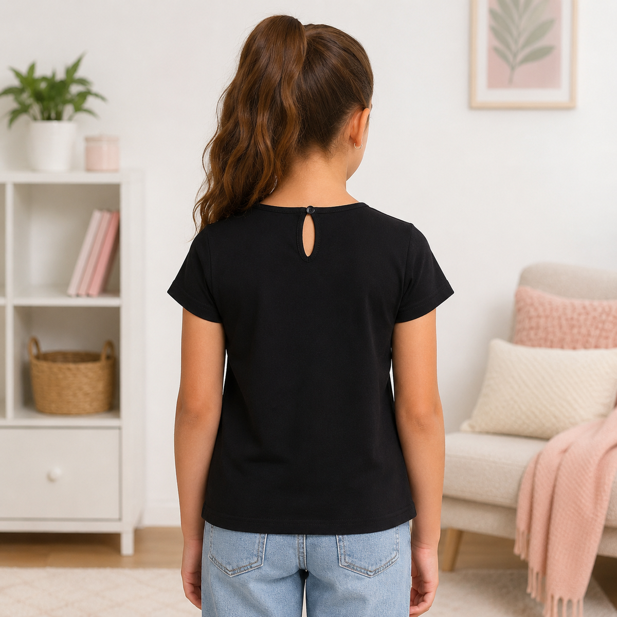 Tricou Play Fete Negru