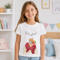 Tricou Play Fete Alb