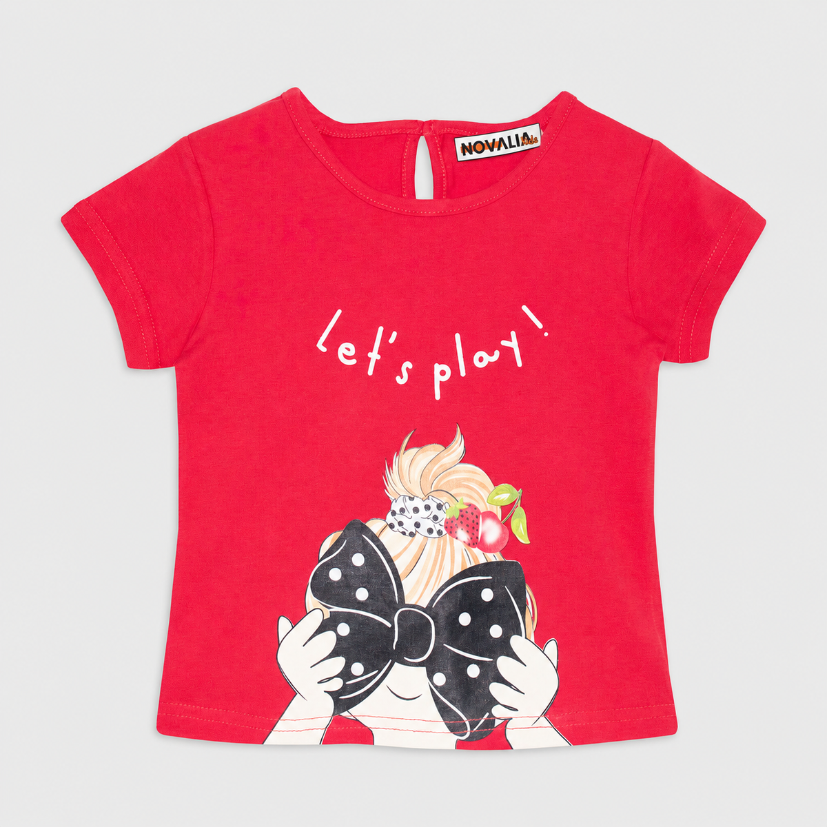 Tricou Play Fete Rosu - imagine 3