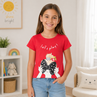Tricou Play Fete Rosu