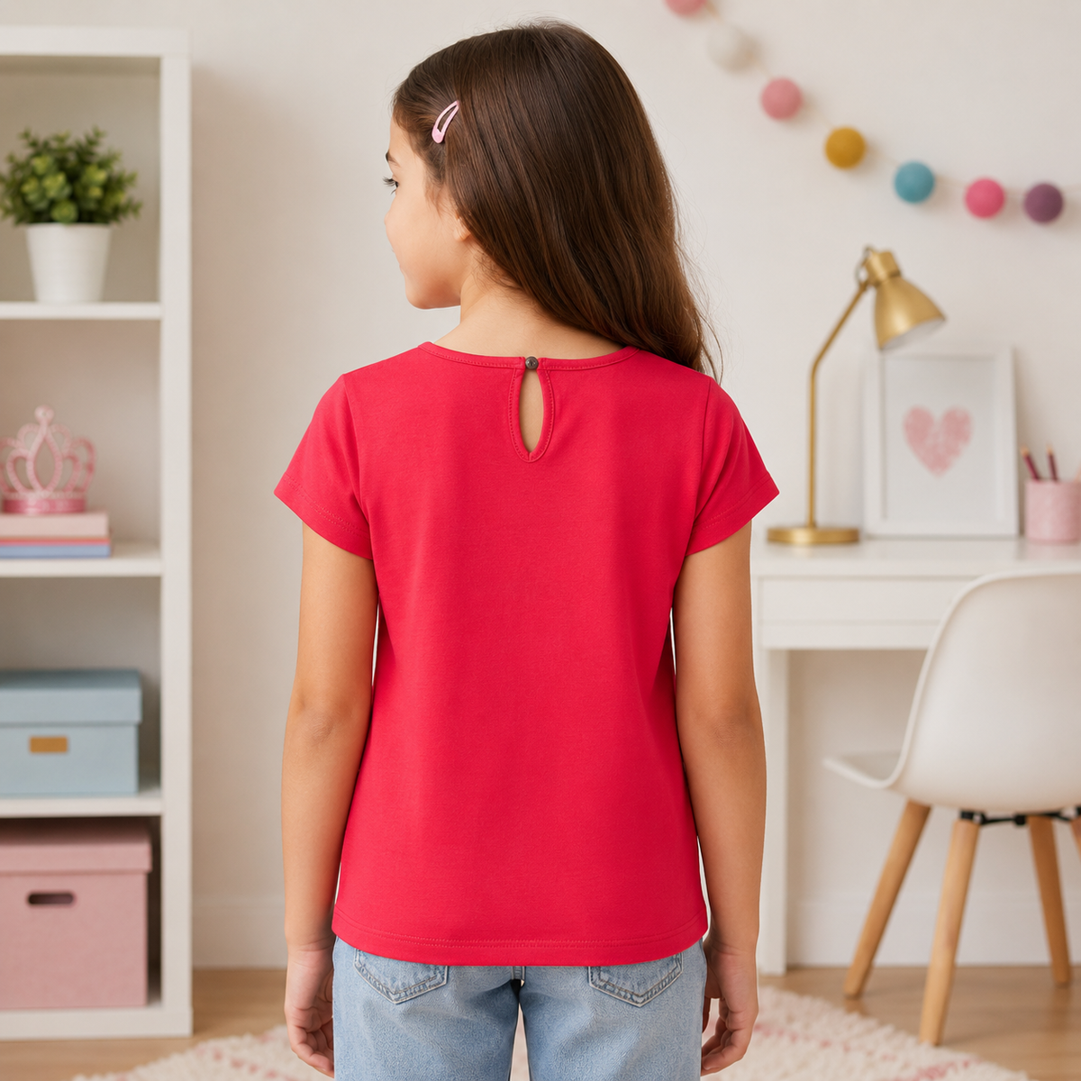 Tricou Play Fete Rosu