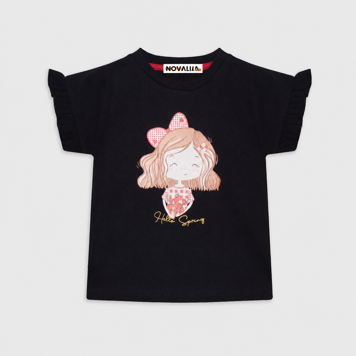 Bluza Hello Fete Negru - imagine 3