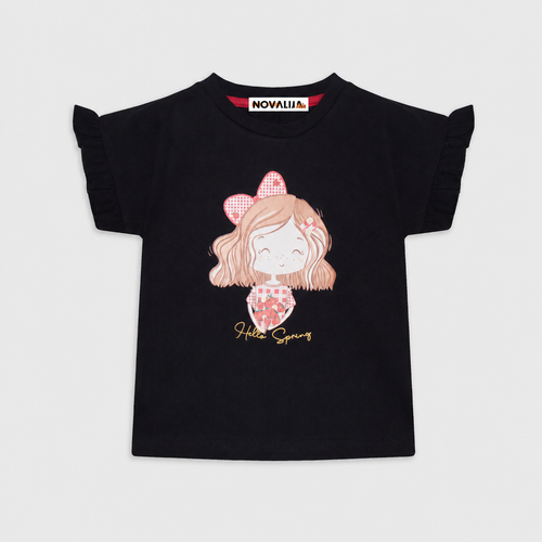 Bluza Hello Fete Negru - imagine 3