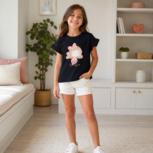 Bluza Hello Fete Negru