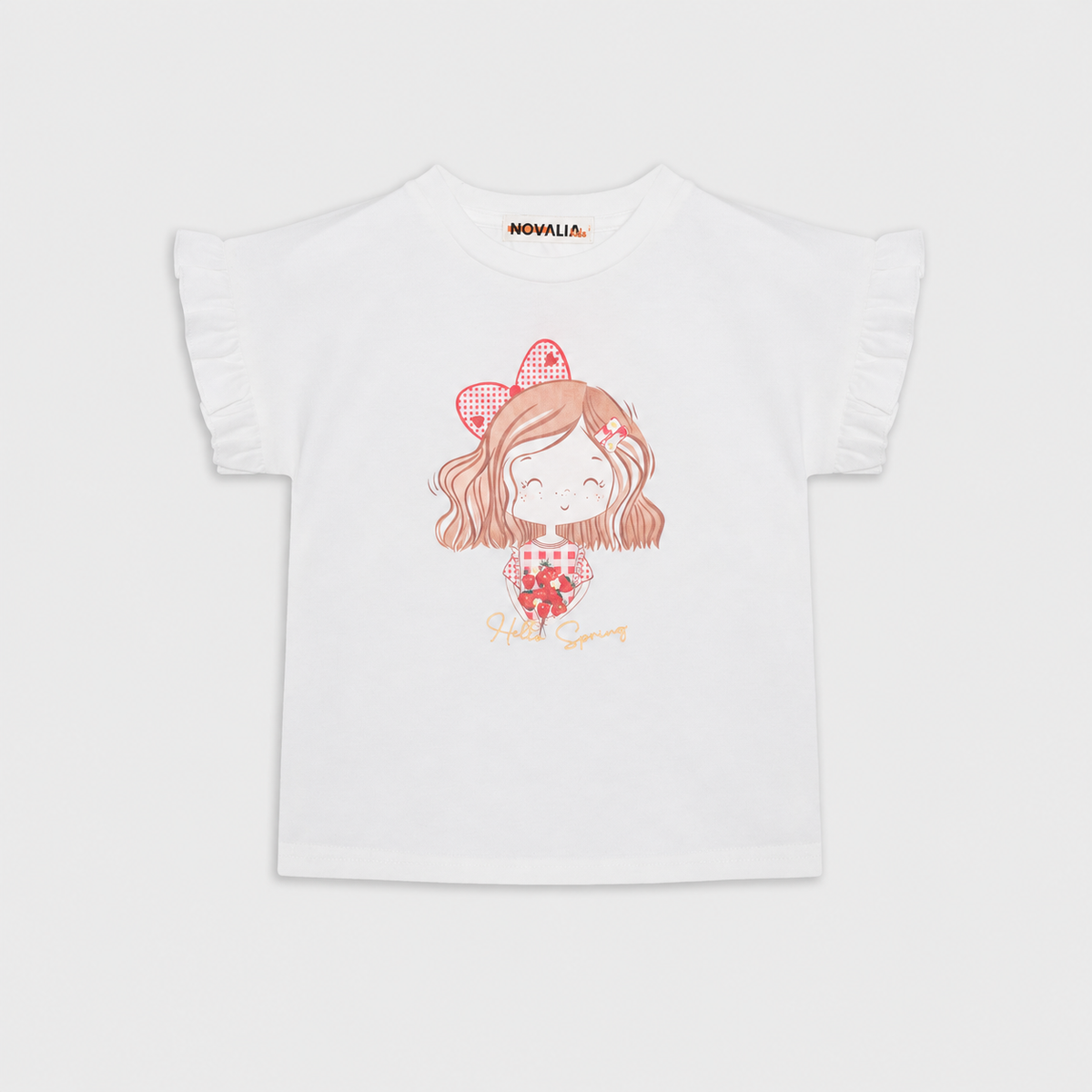 Bluza Hello Fete Alb - imagine 3