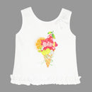 Bluza Flavors Fete Alb - imagine 3