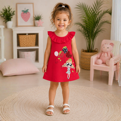 Rochie Baloons Rosu Fete