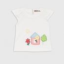 Tricou House Alb Copii - imagine 3
