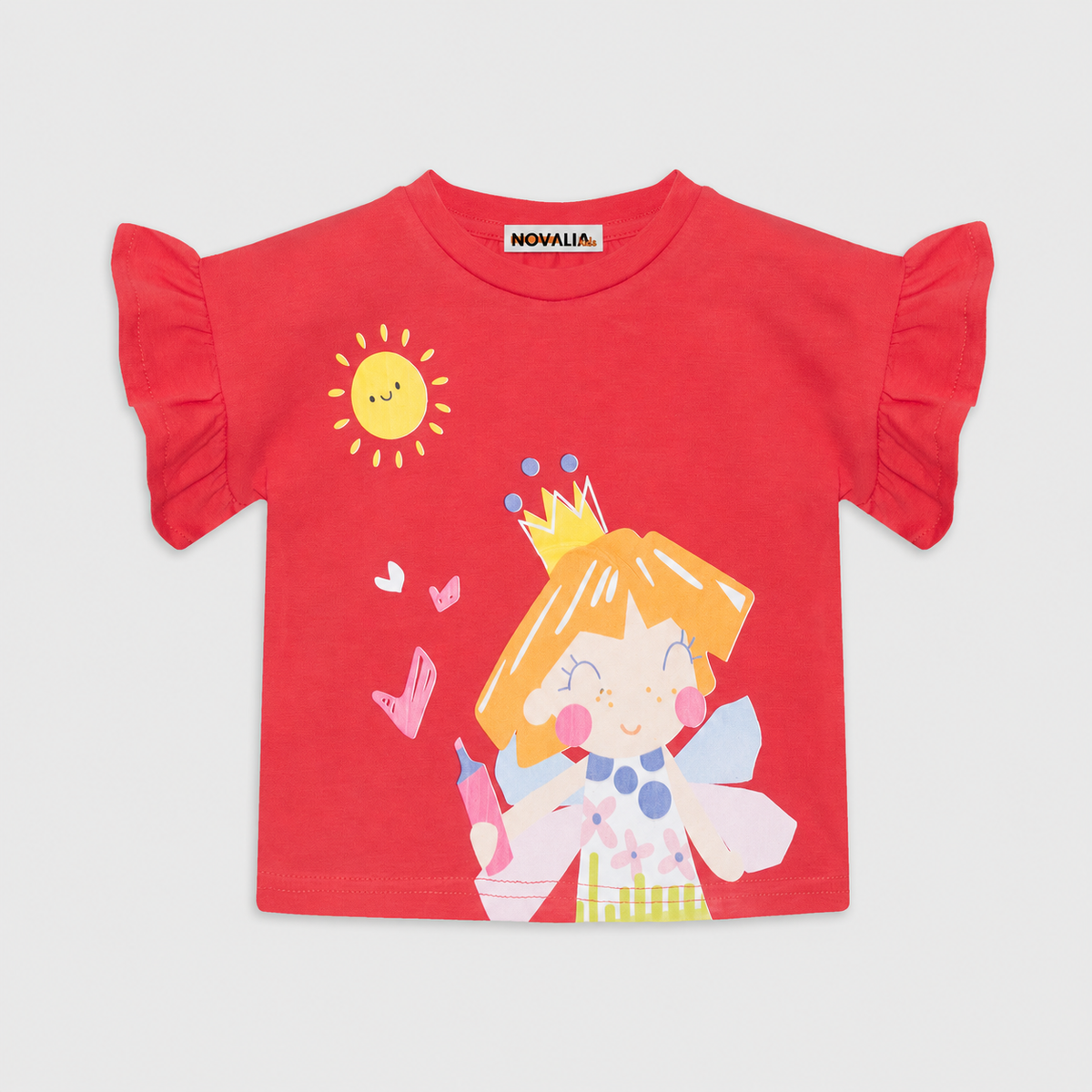 Bluza Fete Sunny Rosu - imagine 3