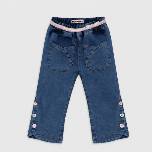 Blugi Fete Notty Light Denim - imagine 3