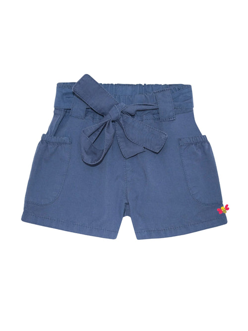 Pantaloni Scurti Fete Bee Indigo - imagine 3