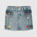 Fusta blugi Fete Buttons Light Denim - imagine 3