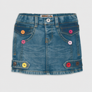 Fusta blugi Fete Buttons Dark Denim - imagine 3