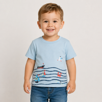 Tricou Baieti Ocean Bleu