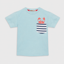Tricou Baieti Crab Bleu - imagine 3