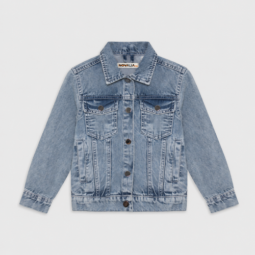 Geaca Blugi Urban Baieti Light Denim - imagine 3