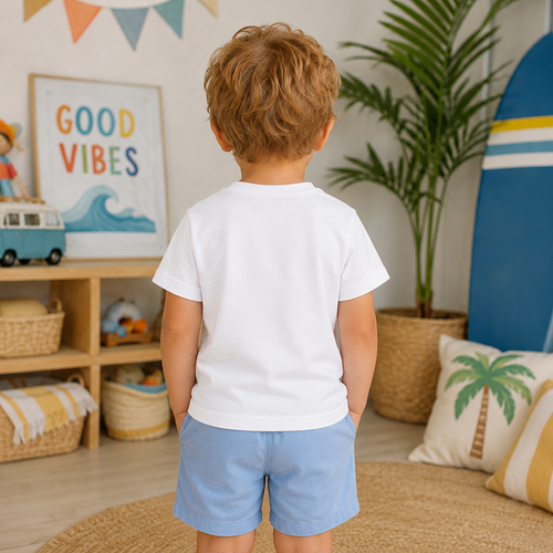 Tricou Baieti Croco Summer  Alb - imagine 2