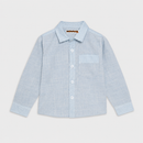 Camasa Baieti Simple Sky Blue - imagine 3