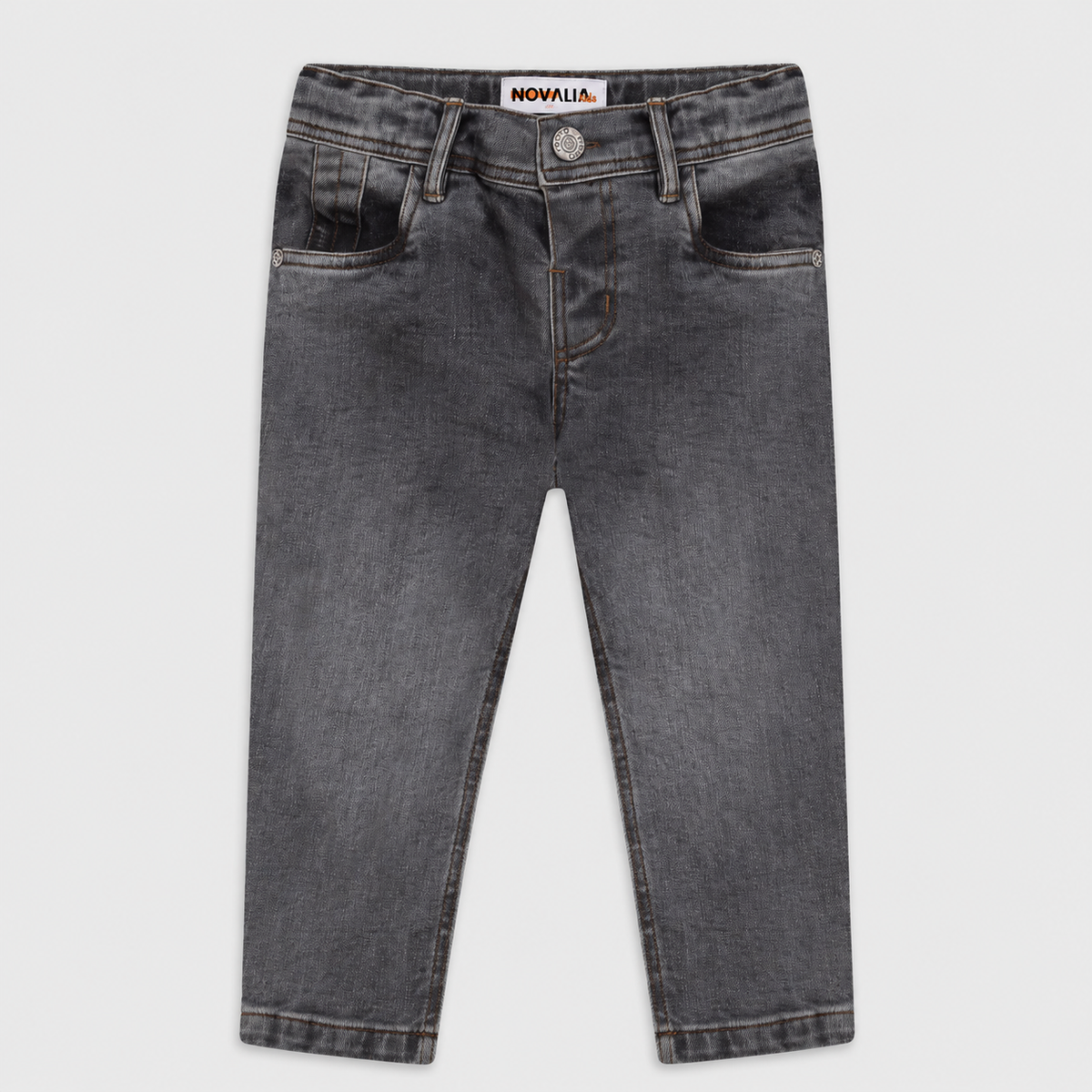 Blugi Baieti Crash Black Denim - imagine 3
