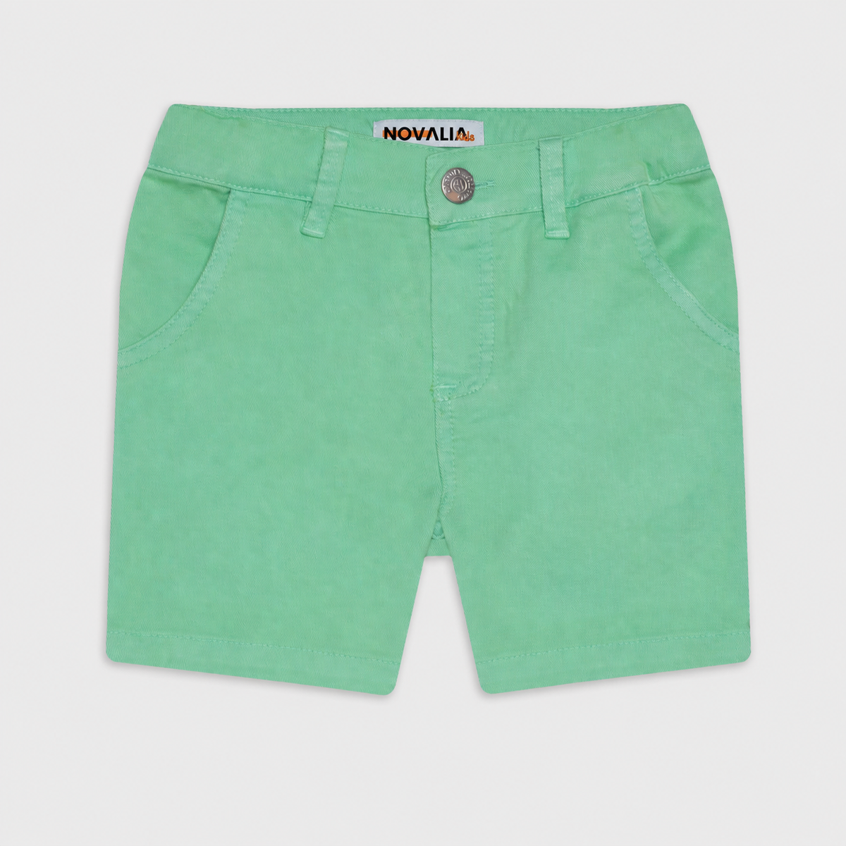 Pantaloni Scurti Baieti Cotton Verde - imagine 3