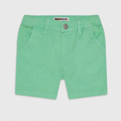 Pantaloni Scurti Baieti Cotton Verde - imagine 3