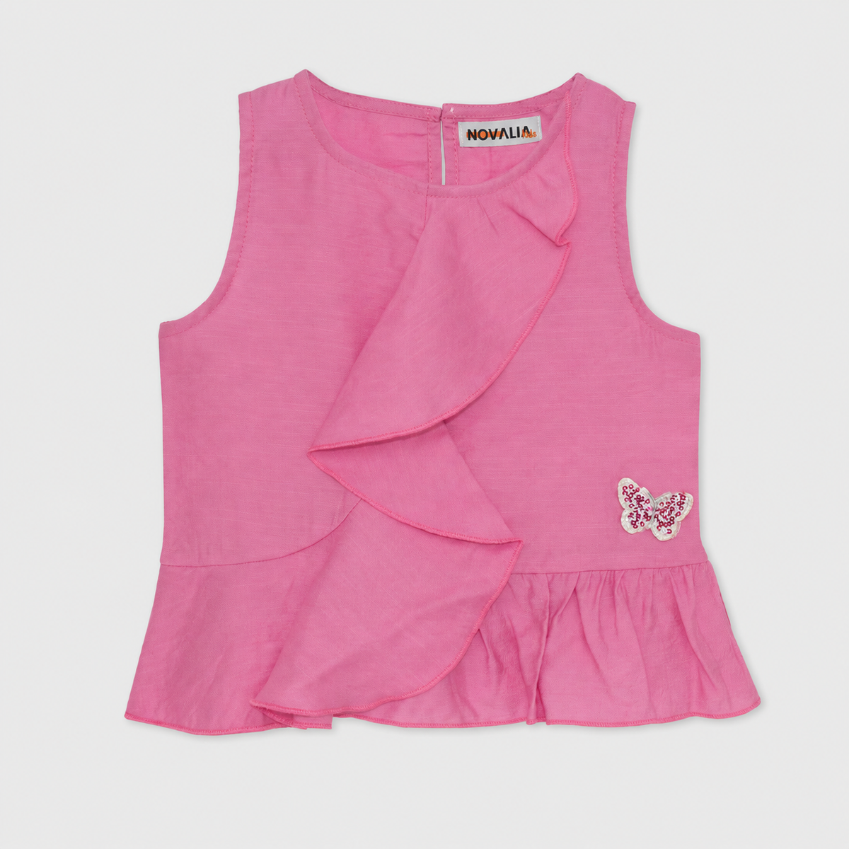Bluza Fete Butterfly Fucsia - imagine 3