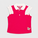 Tricou Polo Fete Fucsia - imagine 3