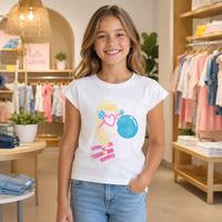 Tricou Gummy Fete Alb