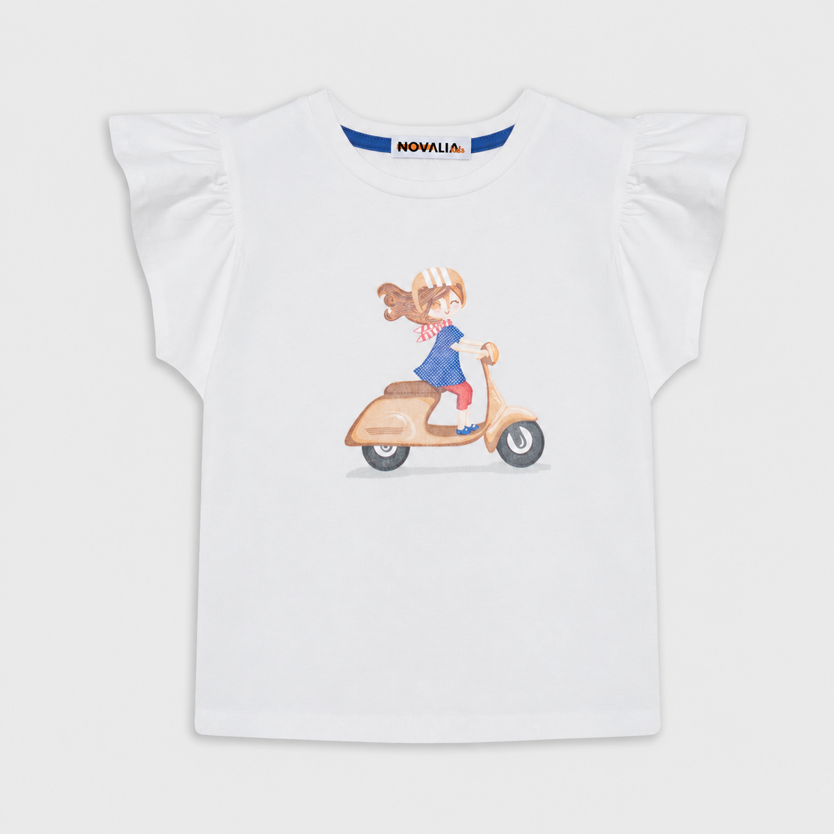 Bluză Fete Vespa Alb