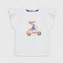 Bluză Fete Vespa Alb - imagine 2