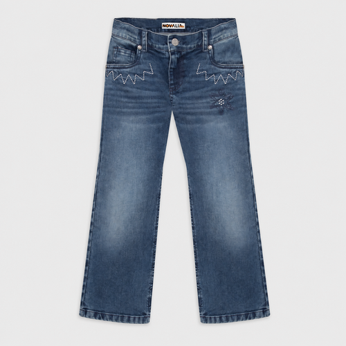Blugi Fete ZigZag Dark Denim - imagine 3