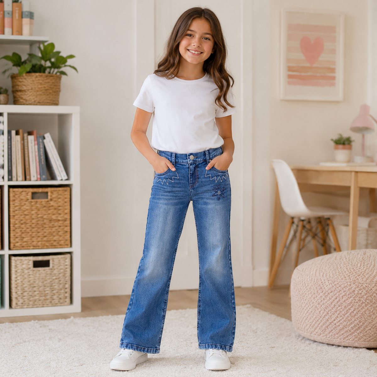 Blugi Fete ZigZag Light Denim