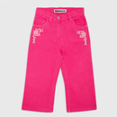 Pantaloni Fete Signs Fucsia - imagine 3