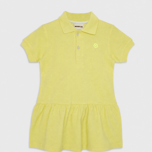 Rochie Fete Joy Galben - imagine 3