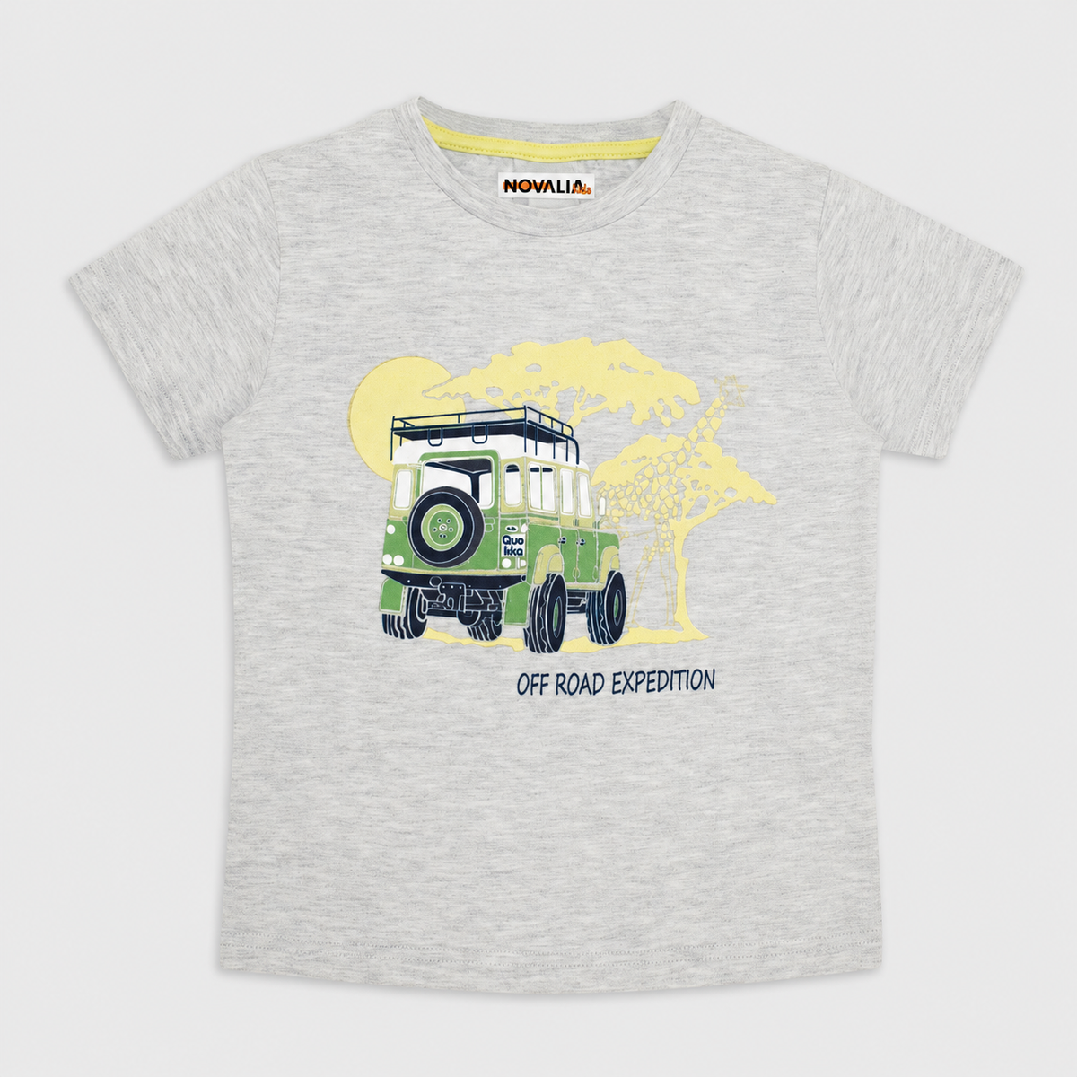 Tricou Off Road Baieti Gri - imagine 3