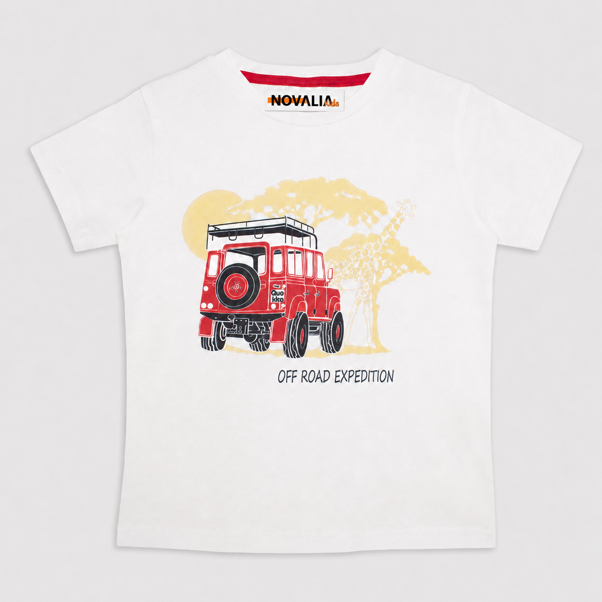 Tricou Off Road Baieti Alb - imagine 3