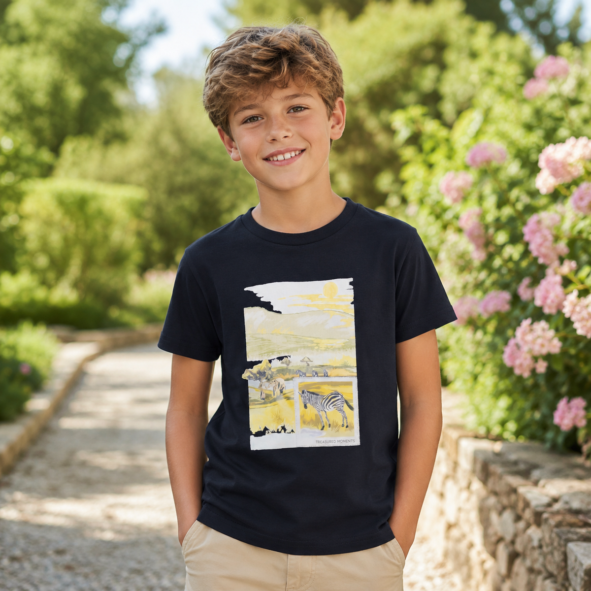 Tricou Baieti Adventure Negru