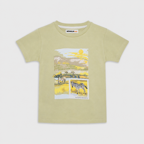 Tricou Baieti Adventure Capucino - imagine 2