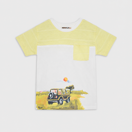 Tricou Safari Baieti Galben - imagine 3