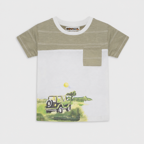 Tricou Safari Baieti Army - imagine 3