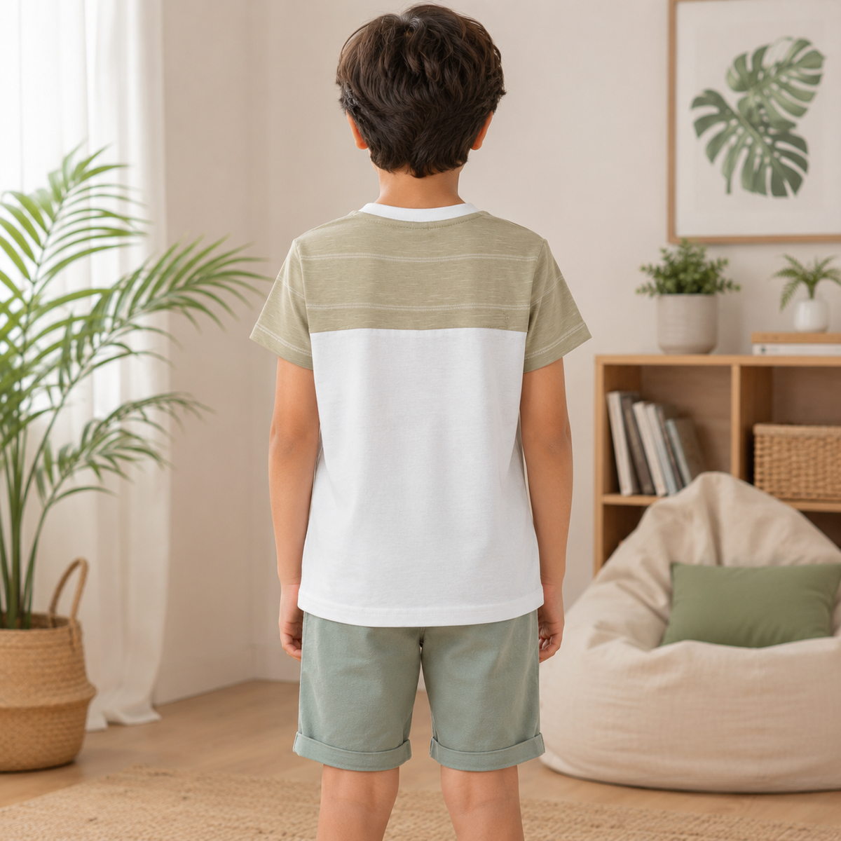 Tricou Safari Baieti Army