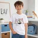 Tricou Dino Baieti Alb