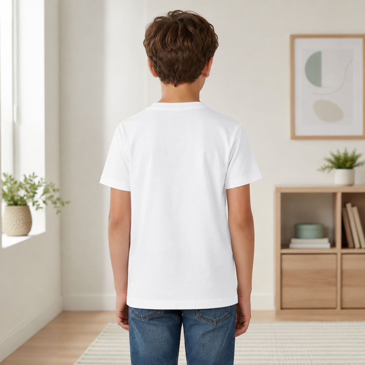 Tricou Dino Baieti Alb