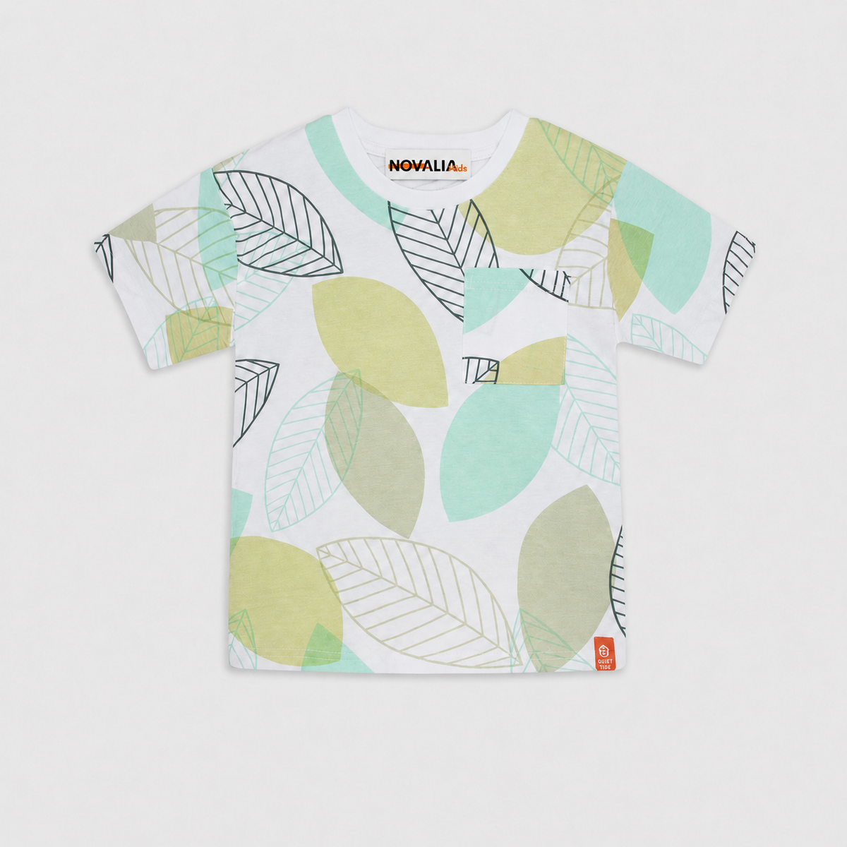 Tricou Baieti Leaf Bleu - imagine 3