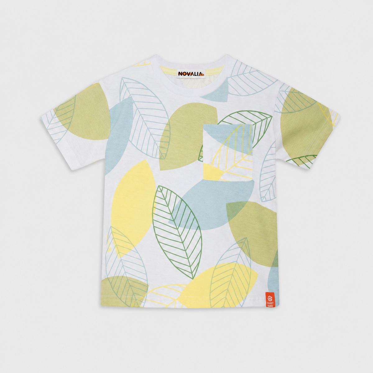 Tricou Baieti Leaf Galben - imagine 3